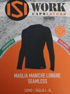 Work Maglia termica da uomo girocollo