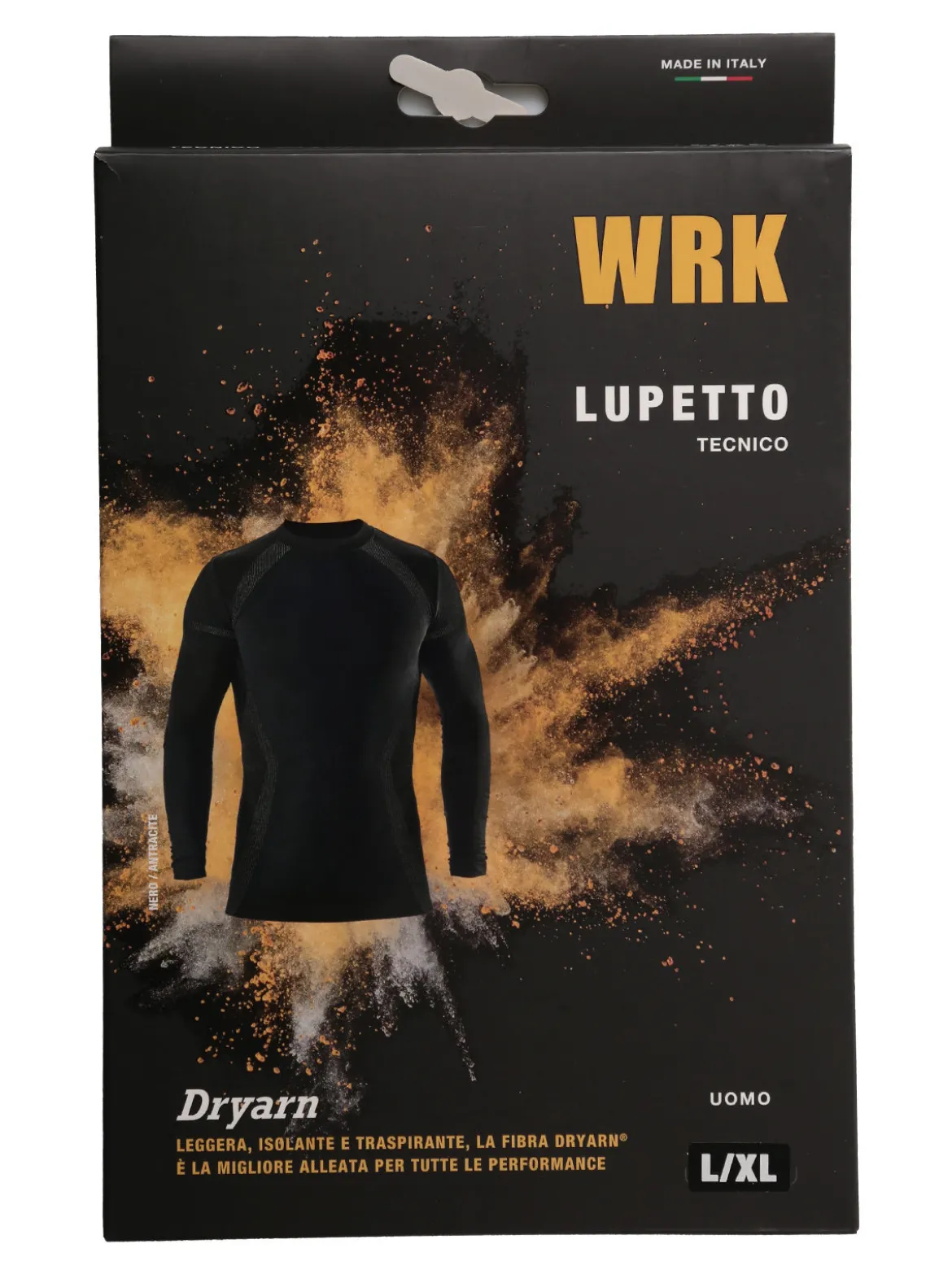 Wrk Maglia a lupetto da uomo in tessuto tecnico