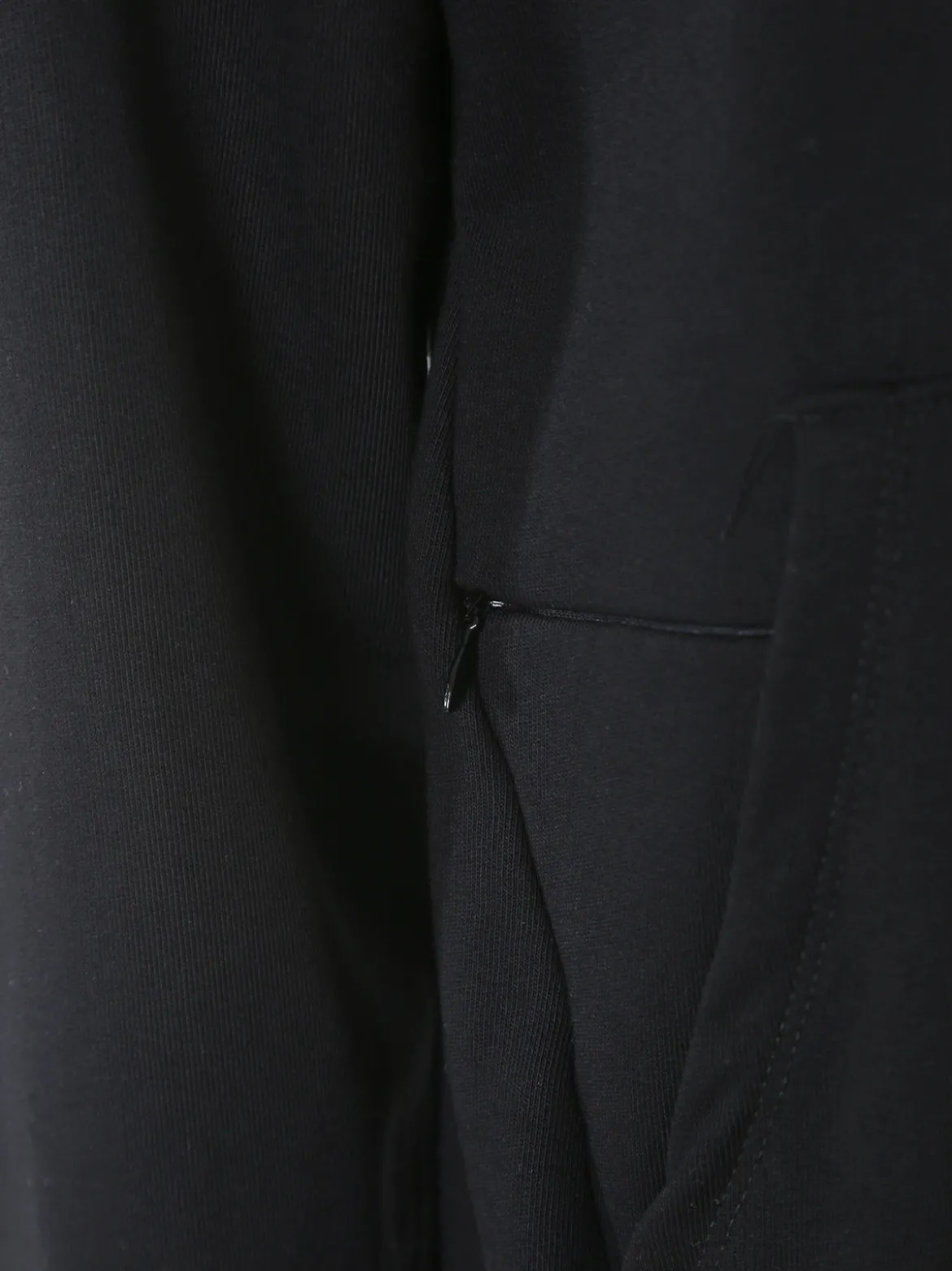 X-Cape Felpa da uomo in cotone con cappuccio - nero