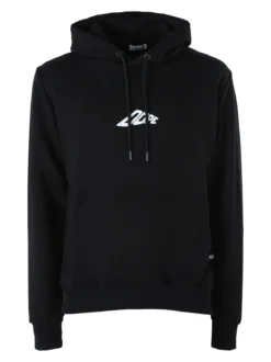 X-Cape Felpa da uomo in cotone con cappuccio - nero