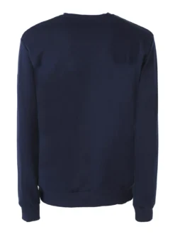 X-Cape Felpa girocollo da uomo in cotone con scritta - blu scuro