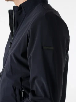 X-Cape Giacca a vento da uomo con zip in tessuto tecnico - blu scuro