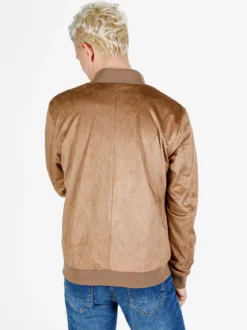 X-Cape Giacca da uomo in tessuto scamosciato con zip