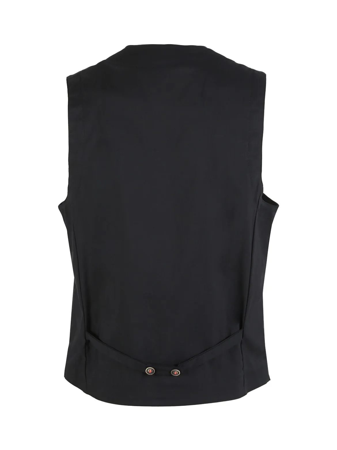 X-Cape Gilet uomo tinta unita con taschini - nero