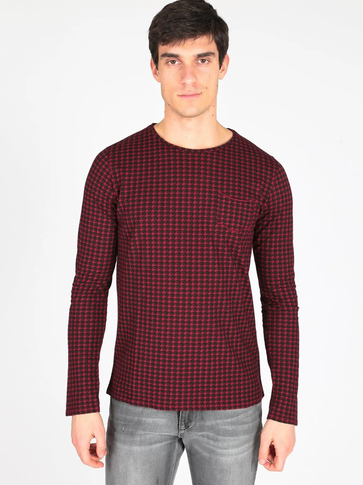 X-Cape Maglia girocollo con taschino