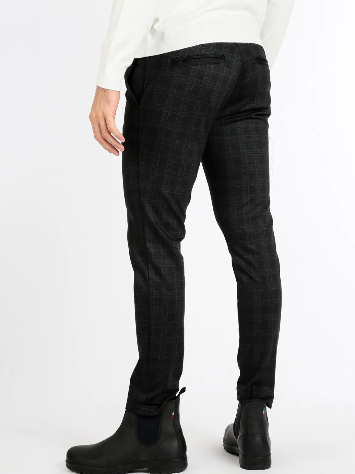 X-Cape Pantaloni casual da uomo a quadri