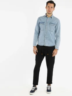 X-Cape Pantaloni casual da uomo con catena