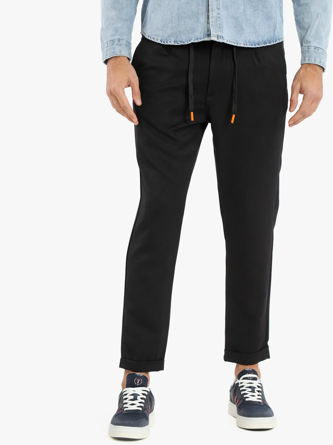 X-Cape Pantaloni casual da uomo con catena