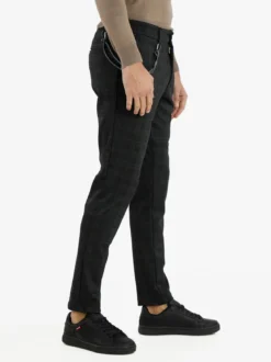X-Cape Pantaloni casual da uomo con stampa a quadri