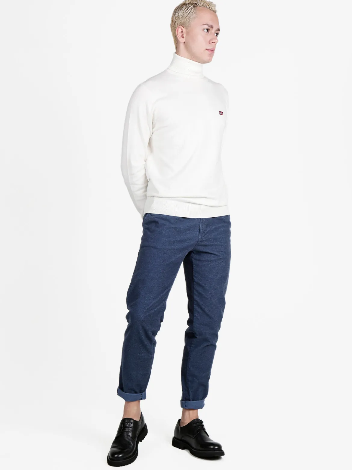 X-Cape Pantaloni casual da uomo slim fit in flanella
