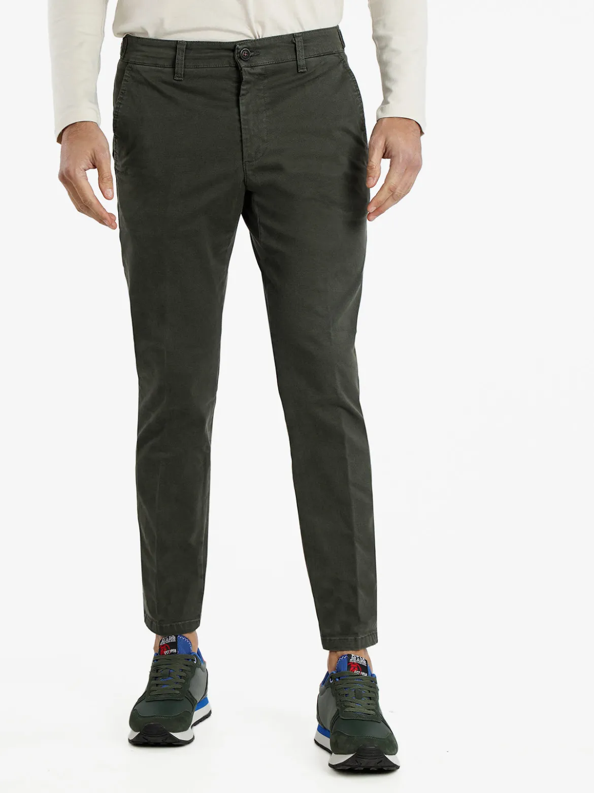 X-Cape Pantaloni casual slim fit da uomo taglie grandi