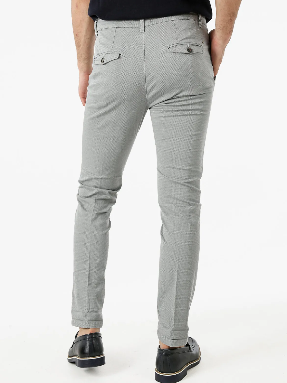 X-Cape Pantaloni slim fit da uomo in cotone - grigio