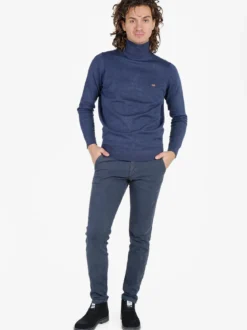 X-Cape Pantaloni slim fit da uomo in cotonte texturizzato
