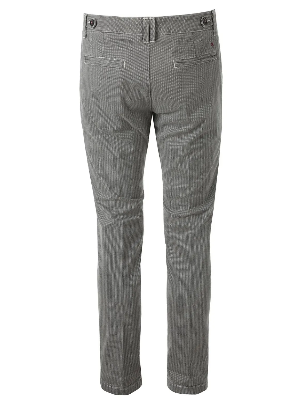 X-Cape Pantaloni uomo slim fit con stampa micro texture - grigio