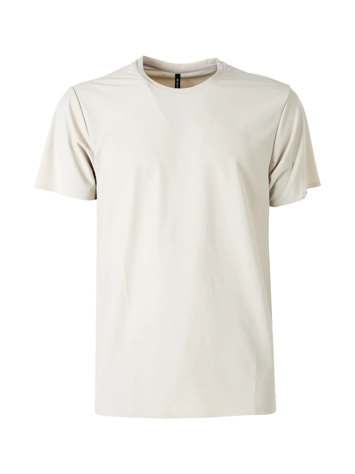 X-Cape T-shirt girocollo da uomo in tessuto tecnico traspirante - beige