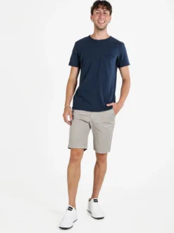 X-Cape T-shirt uomo in cotone con taschino - blu scuro