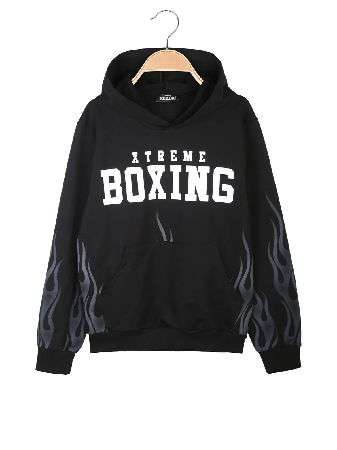 Xtreme Boxing Felpa da ragazzo in cotone con cappuccio e stampa logo