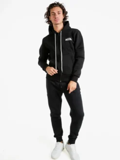 Xtreme Boxing Felpa da uomo con cappuccio e zip - nero