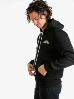 Xtreme Boxing Felpa da uomo con cappuccio e zip - nero
