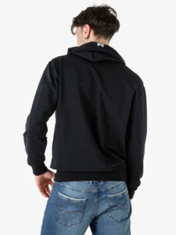Xtreme Boxing Felpa da uomo in cotone con cappuccio e logo - blu scuro