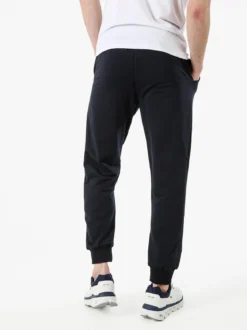 Xtreme Boxing Pantaloni sportivi da uomo in cotone con coulisse e polsini - blu scuro