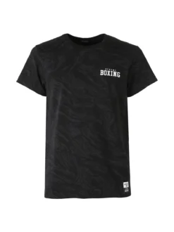 Xtreme Boxing T-shirt da uomo in cotone con logo - nero