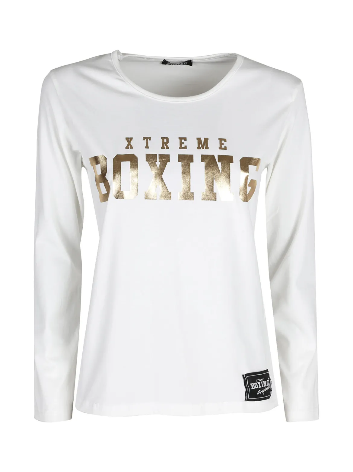 Xtreme Boxing T-shirt donna sportiva a maniche lunghe con scritta