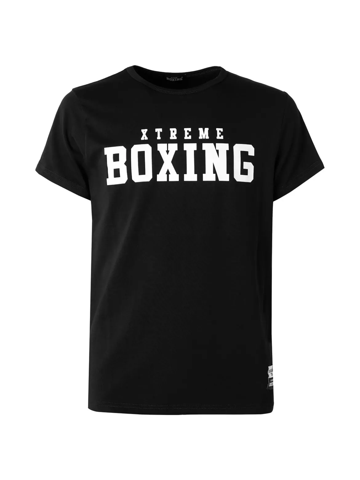 Xtreme Boxing T-shirt girocollo da uomo in cotone con logo - nero
