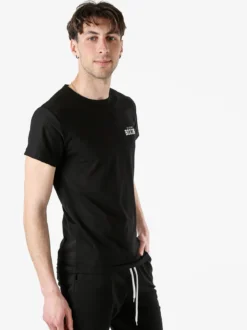 Xtreme Boxing T-shirt girocollo da uomo in cotone con logo - nero