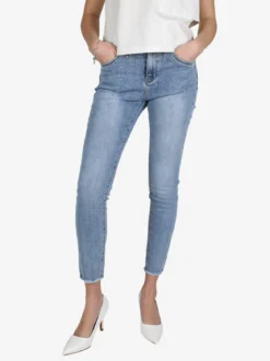 Yep Praise Jeans donna skinny con strass