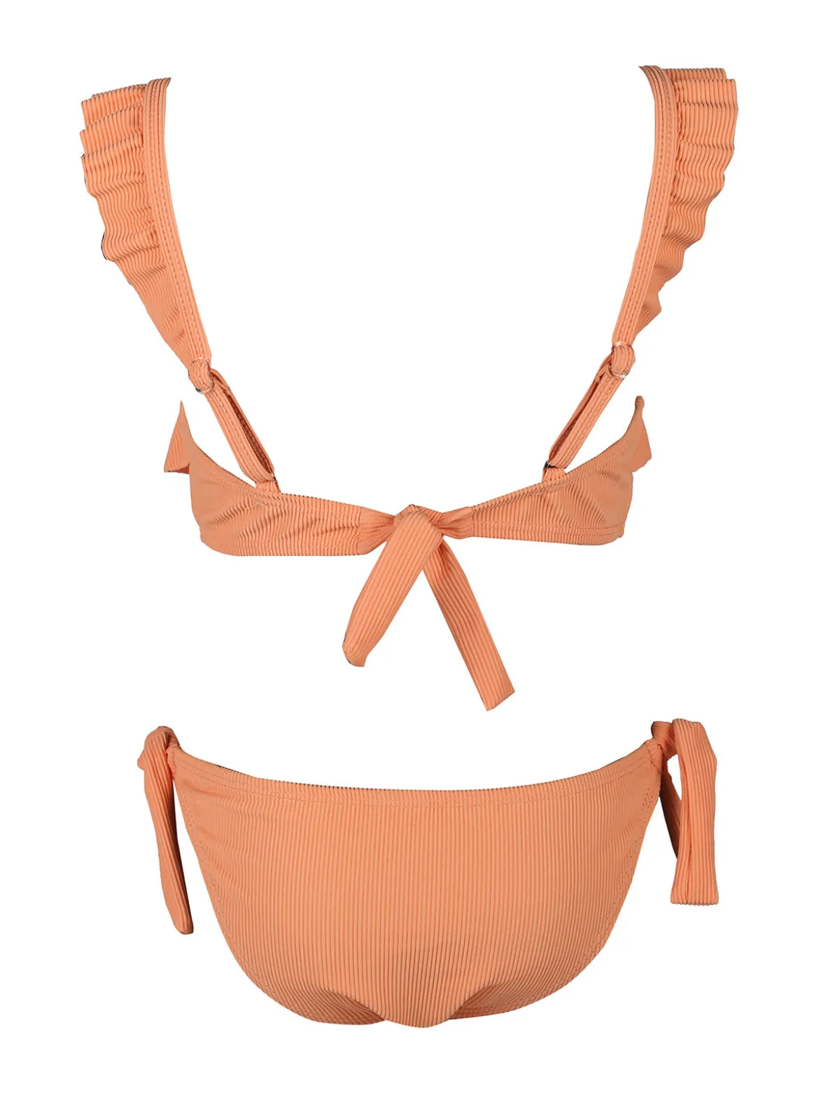 Yes! Do Kid'S Bikini da bambina a costine con volant