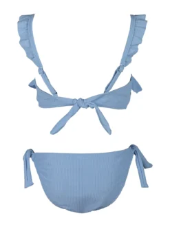 Yes! Do Kid'S Bikini da bambina a costine con volant