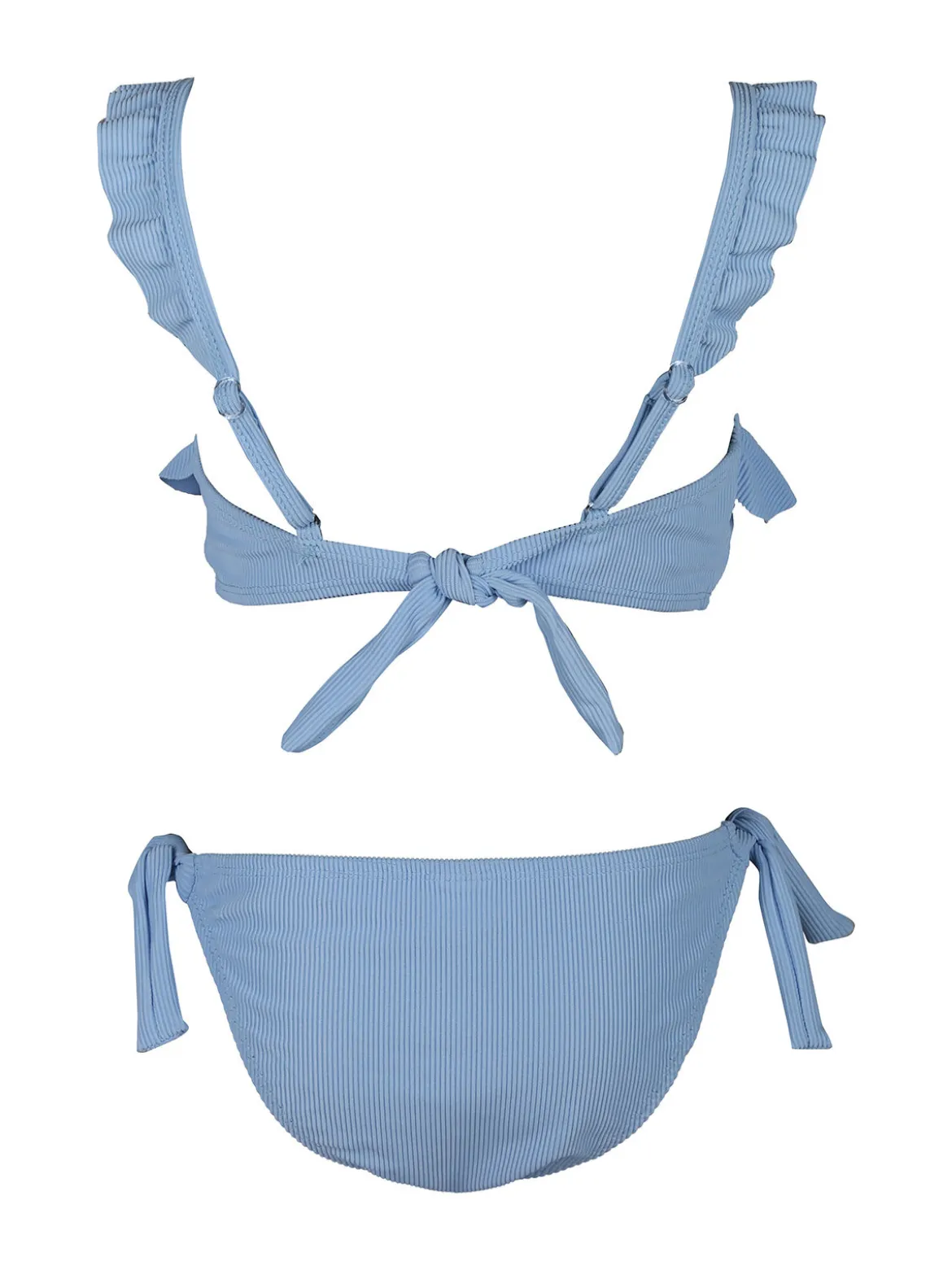 Yes! Do Kid'S Bikini da bambina a costine con volant