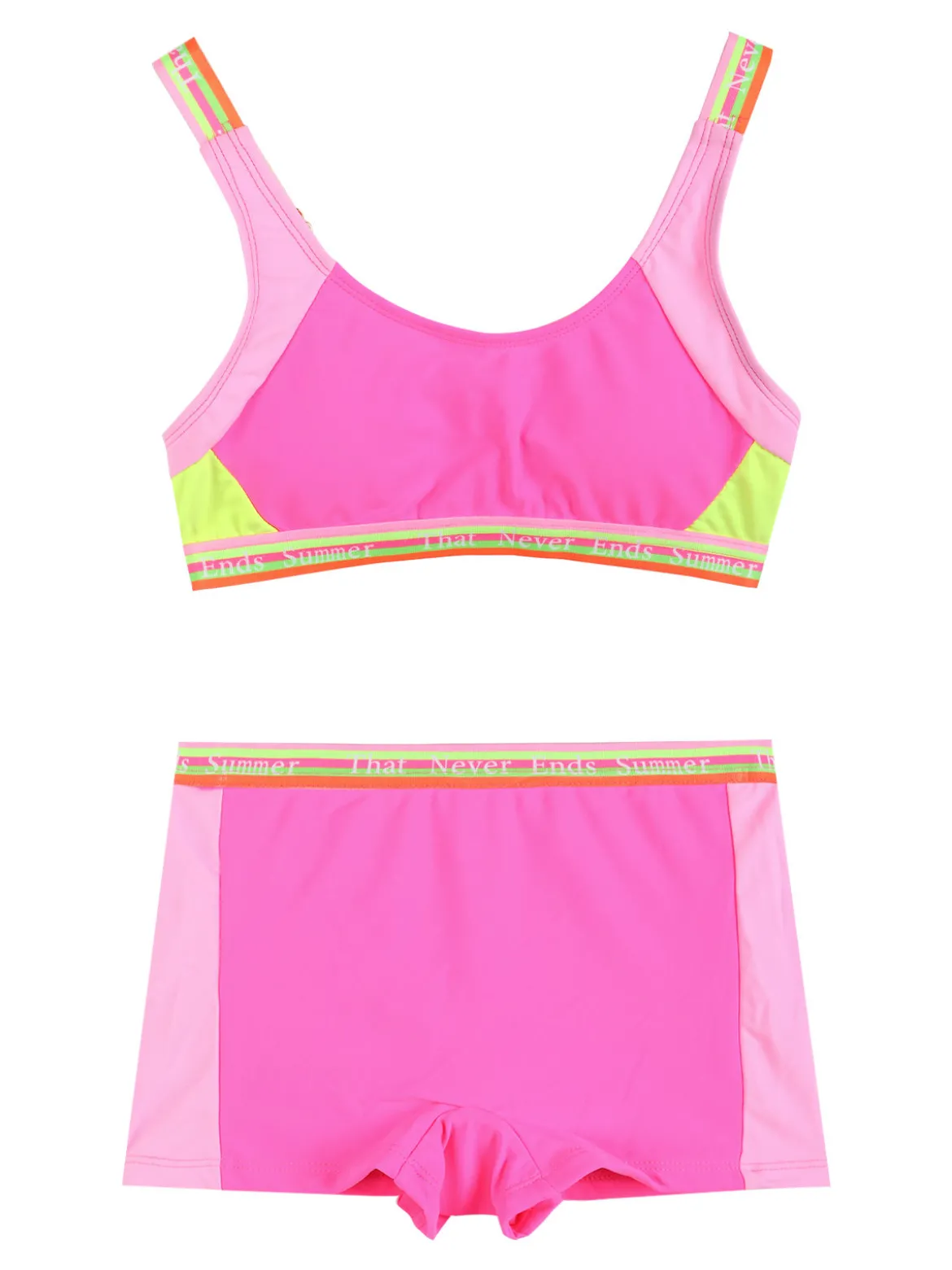 Yes! Do Kid'S Bikini da bambina a fascia con boxer
