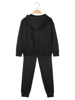 Yes! Do Kid'S Completo 3 pezzi da bambina con strass e borchie - nero
