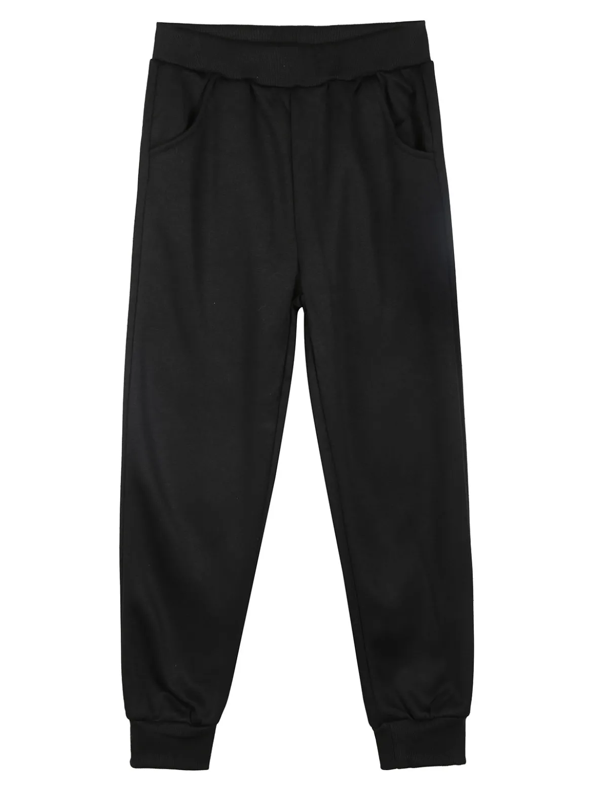 Yes! Do Kid'S Completo tuta 3 pezzi da bambina con felpa brillantinata e strass - nero