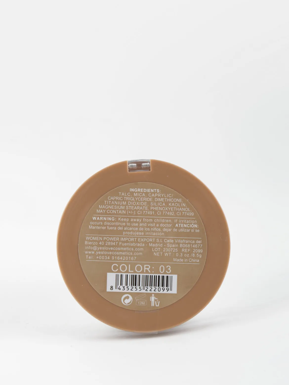 Yes Love Cosmetics Cipria illuminante in polvere