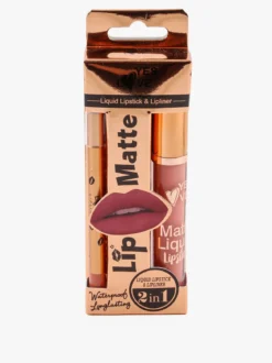 Yes Love Cosmetics Confezione 2 in1 rossetto liquido matte e matita labbra