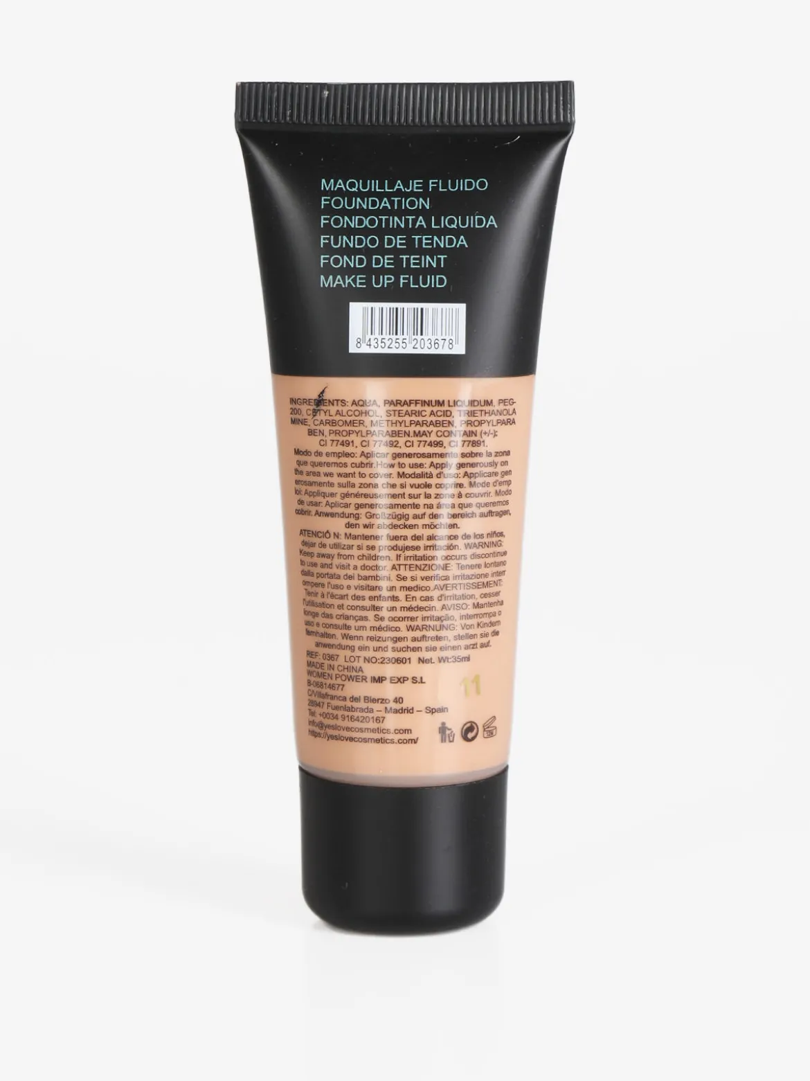 Yes Love Cosmetics Fondotinta liquido Fit me