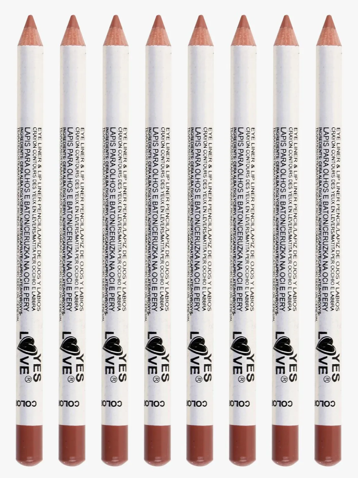 Yes Love Cosmetics Matita occhi labbra 8 pezzi