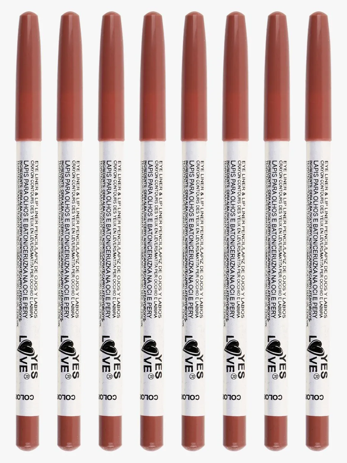 Yes Love Cosmetics Matita occhi labbra 8 pezzi