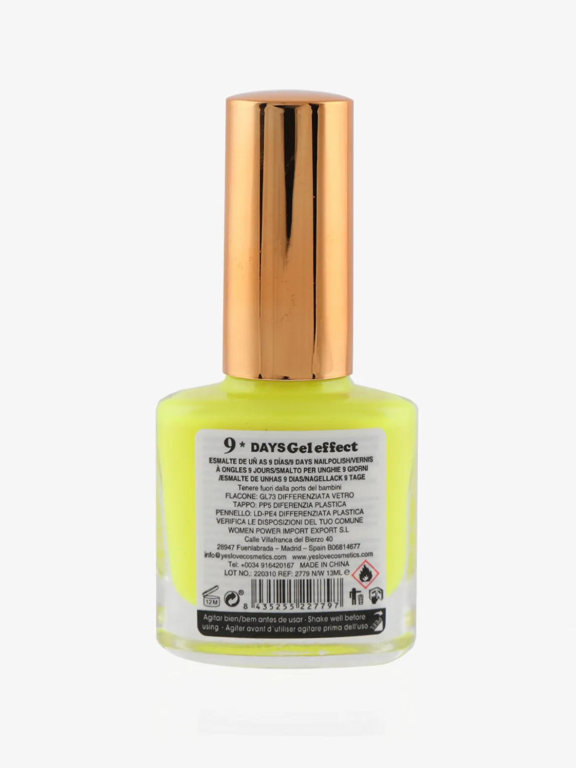 Yes Love Cosmetics Smalto unghie a lunga durata