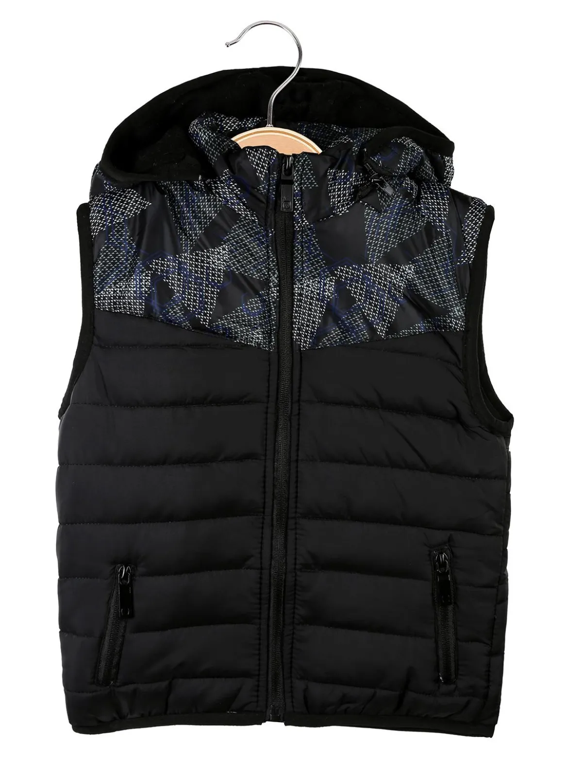 Yi Boy Gilet imbottito da bambino con cappuccio
