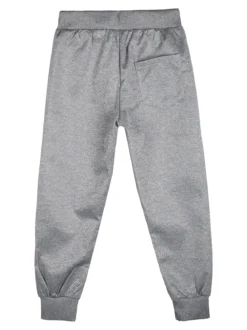 Yi Boy Pantaloni tuta da bambino con polsini e coulisse - grigio