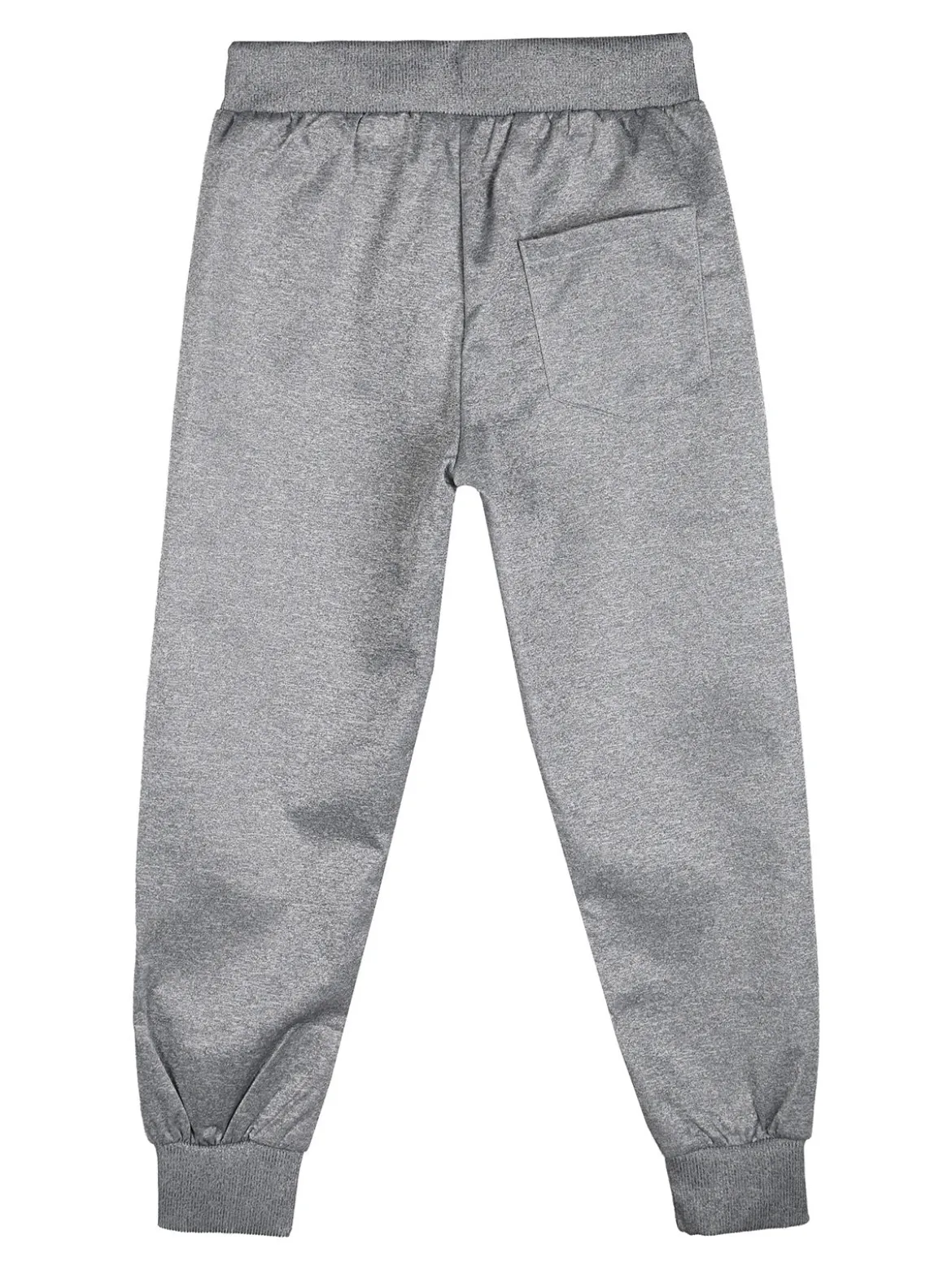Yi Boy Pantaloni tuta da bambino con polsini e coulisse - grigio