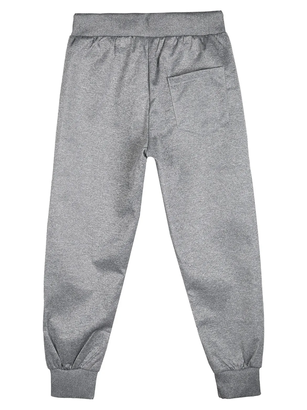 Yi Boy Pantaloni tuta da bambino con polsini e coulisse - grigio