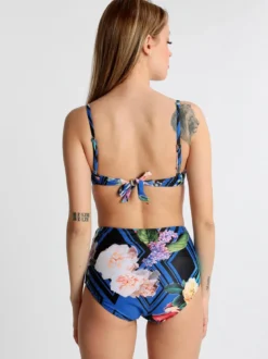 Y&M Bikini a fascia con slip a fianco alto