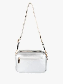 You Young Coveri Borsa a tracolla da donna in ecopelle - argento