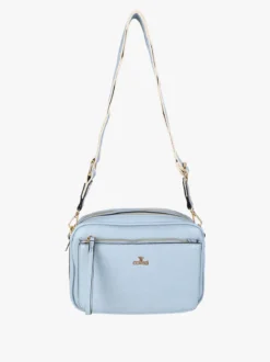 You Young Coveri Borsa a tracolla da donna in ecopelle - azzurro