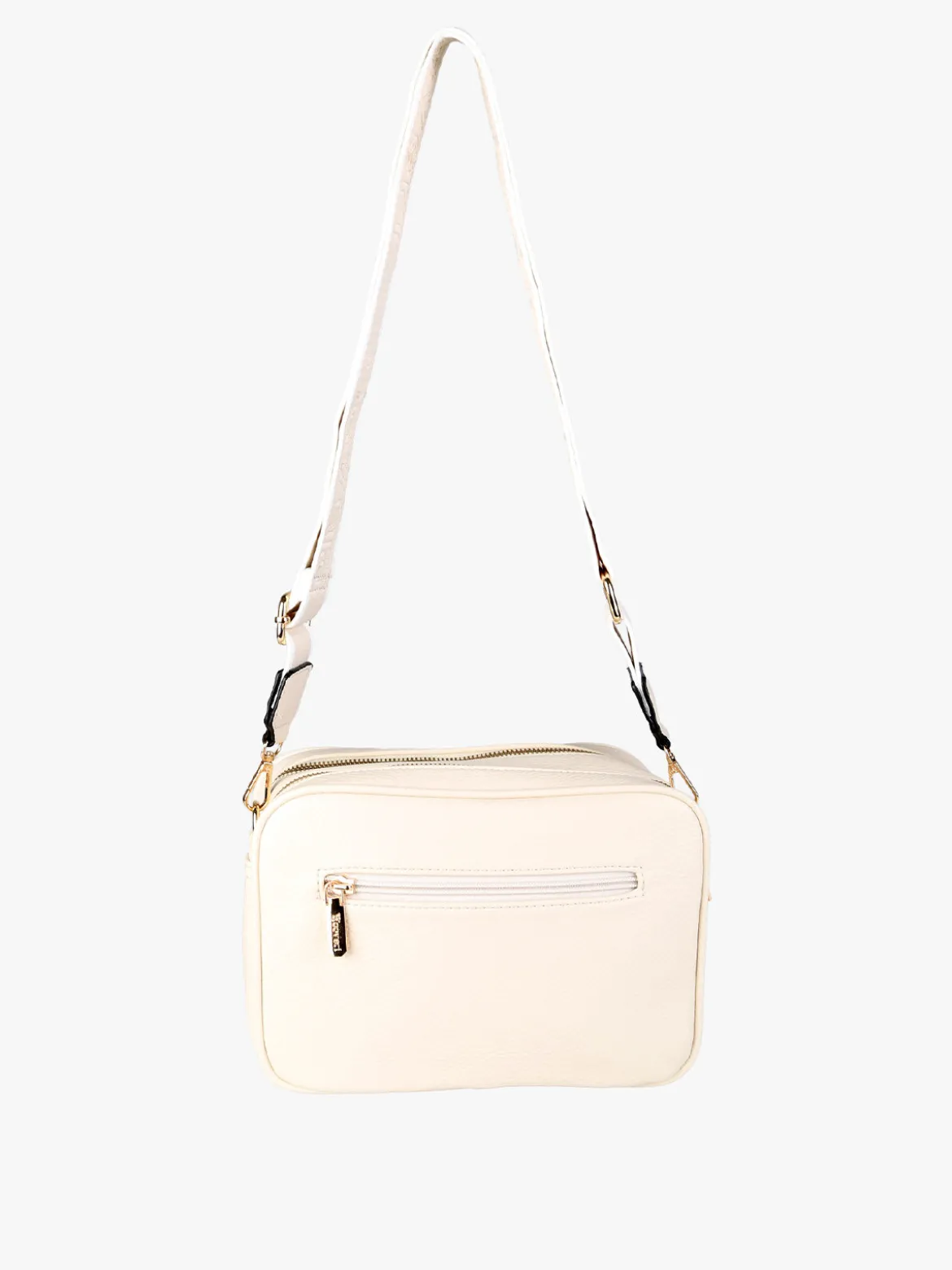 You Young Coveri Borsa a tracolla da donna in ecopelle con doppio scomparto - beige